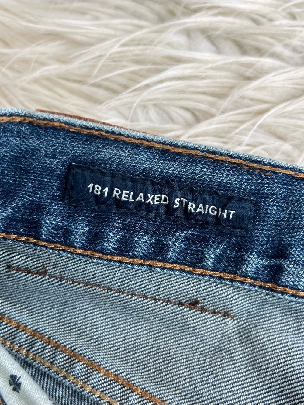 Lucky Brand 181 Relaxed Jeans Mens 31x34 Blue Medium Wash Stretch Denim Straight - Picture 4 of 9